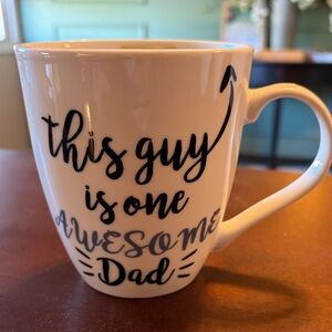 Pfaltzgraff White Awesome Dad Mug